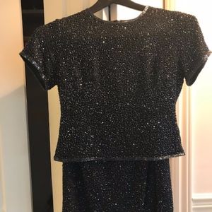 Beautiful Skirt Top Set Glamour  Beaded